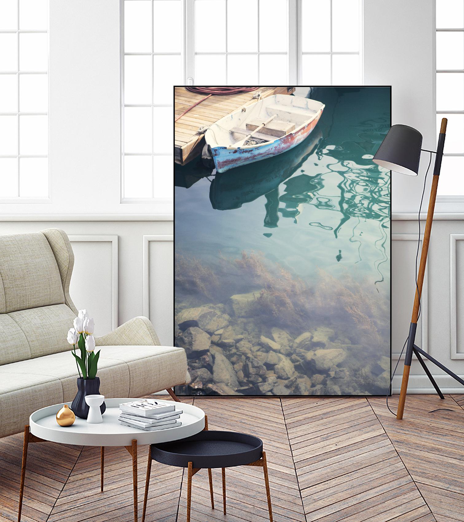 Finding Normal by Catherine McDonald on GIANT ART - brown sea scene