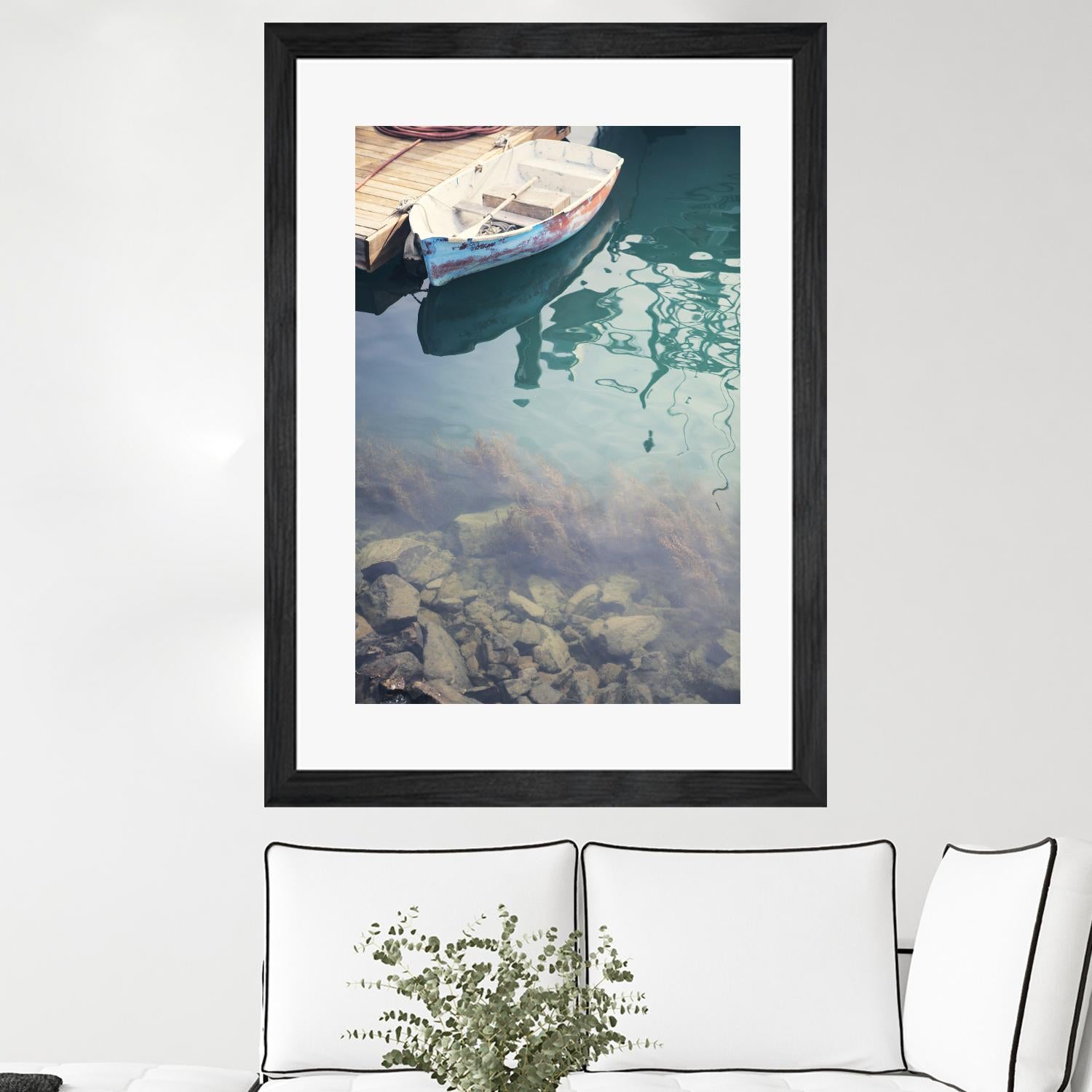 Finding Normal by Catherine McDonald on GIANT ART - brown sea scene