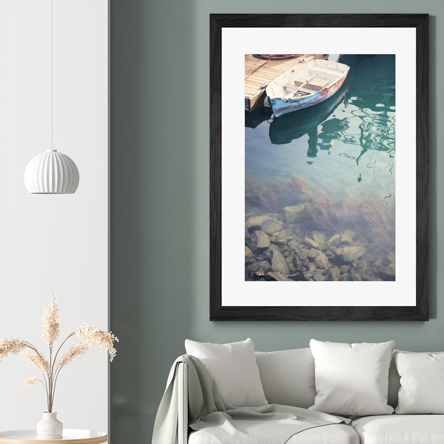 Finding Normal by Catherine McDonald on GIANT ART - brown sea scene