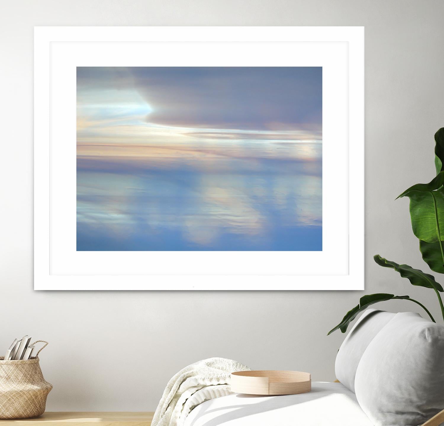 Dappled Pink Horizomn by Jim Christensen on GIANT ART - white abstract