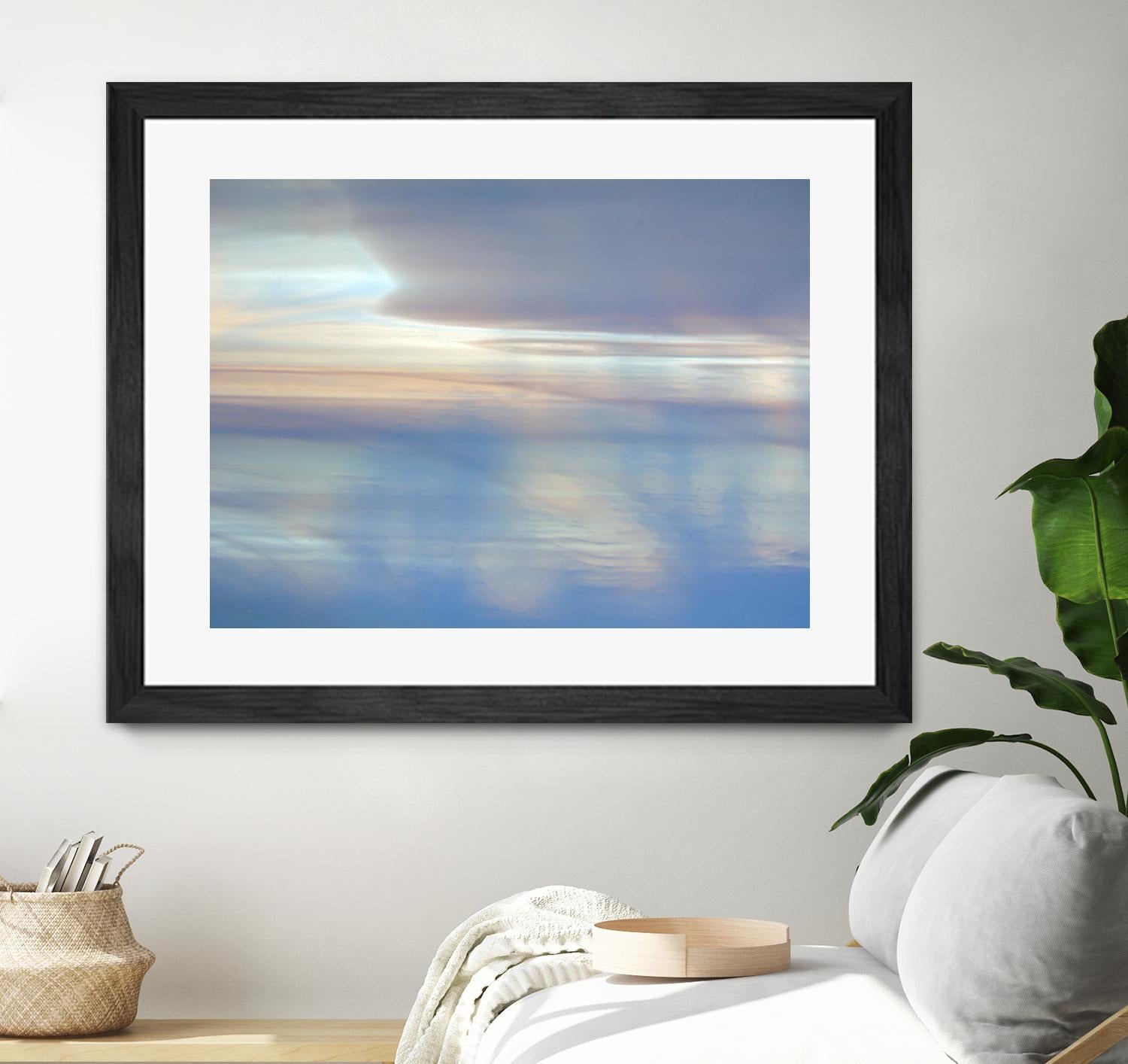 Dappled Pink Horizomn by Jim Christensen on GIANT ART - white abstract