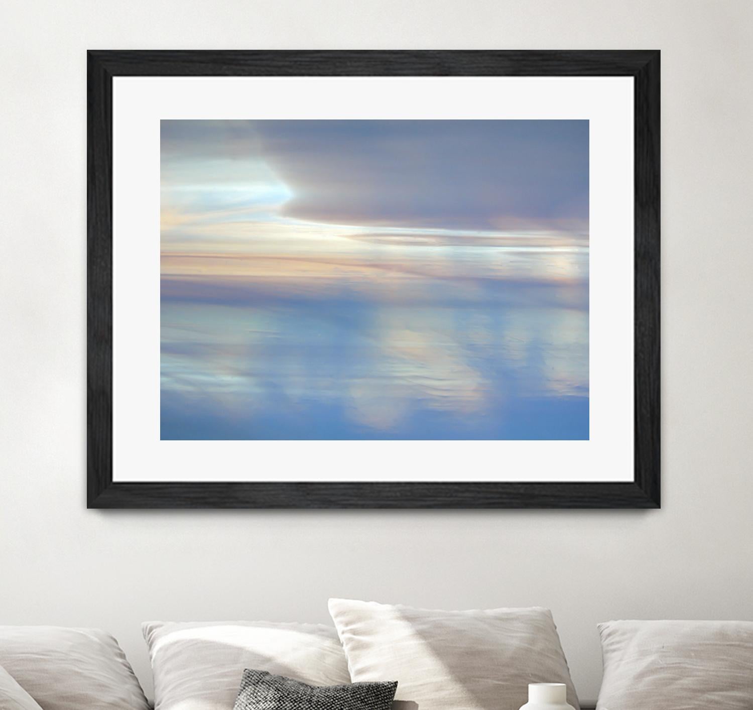 Dappled Pink Horizomn by Jim Christensen on GIANT ART - white abstract