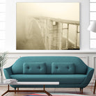 Misty Bridge by Dennis Frates on GIANT ART - grey photo art