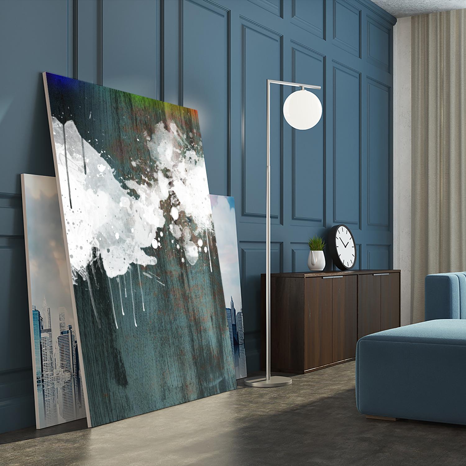 Clouds II by Enrico Varrasso on GIANT ART - blue abstract