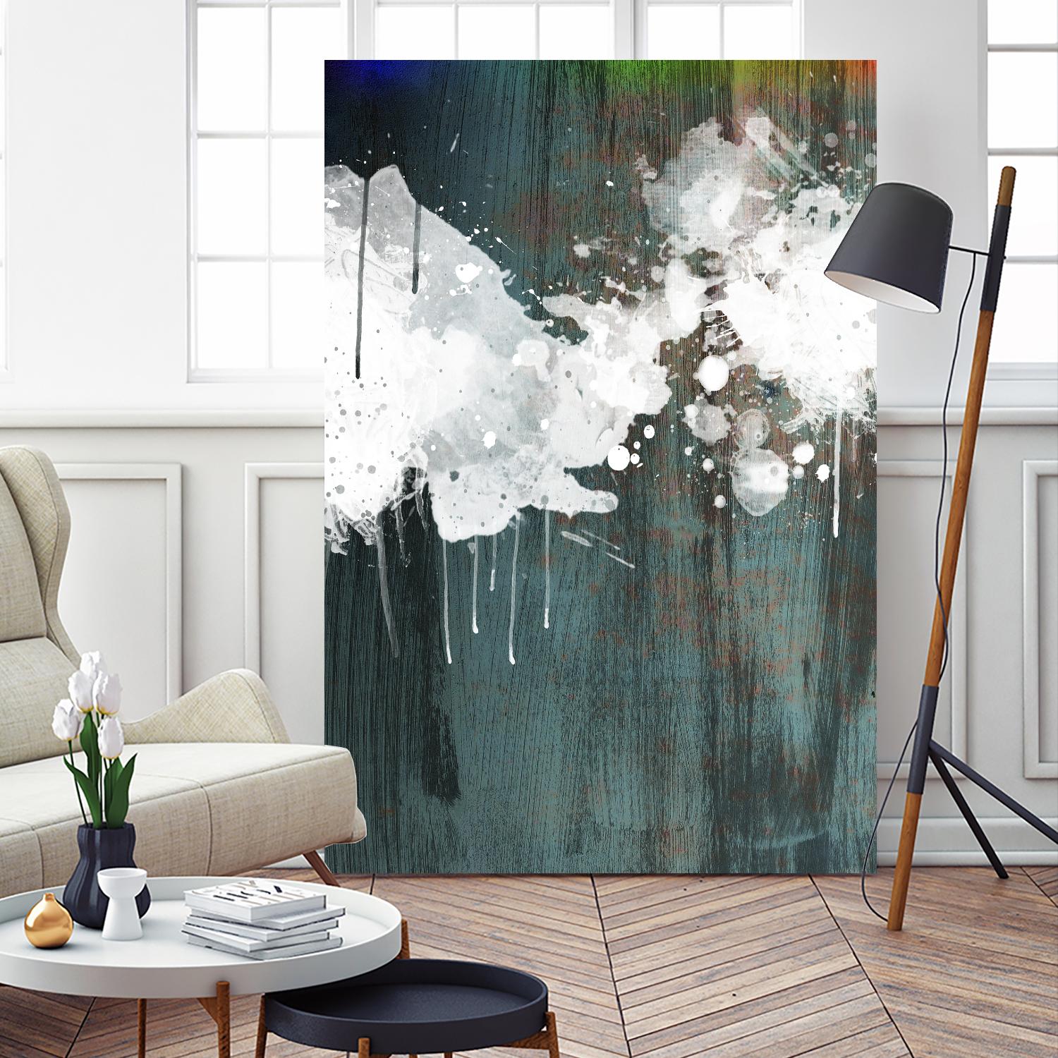 Clouds II by Enrico Varrasso on GIANT ART - blue abstract