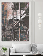 Scaffolds II by Enrico Varrasso on GIANT ART - white city scene