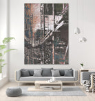 Scaffolds II by Enrico Varrasso on GIANT ART - white city scene