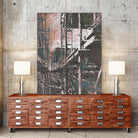 Scaffolds II by Enrico Varrasso on GIANT ART - white city scene