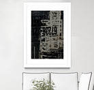 Greek to Me I by Enrico Varrasso on GIANT ART - grey abstract