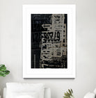 Greek to Me I by Enrico Varrasso on GIANT ART - grey abstract