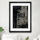 Greek to Me I by Enrico Varrasso on GIANT ART - grey abstract