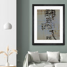 Greek to Me VIII by Enrico Varrasso on GIANT ART - black abstract