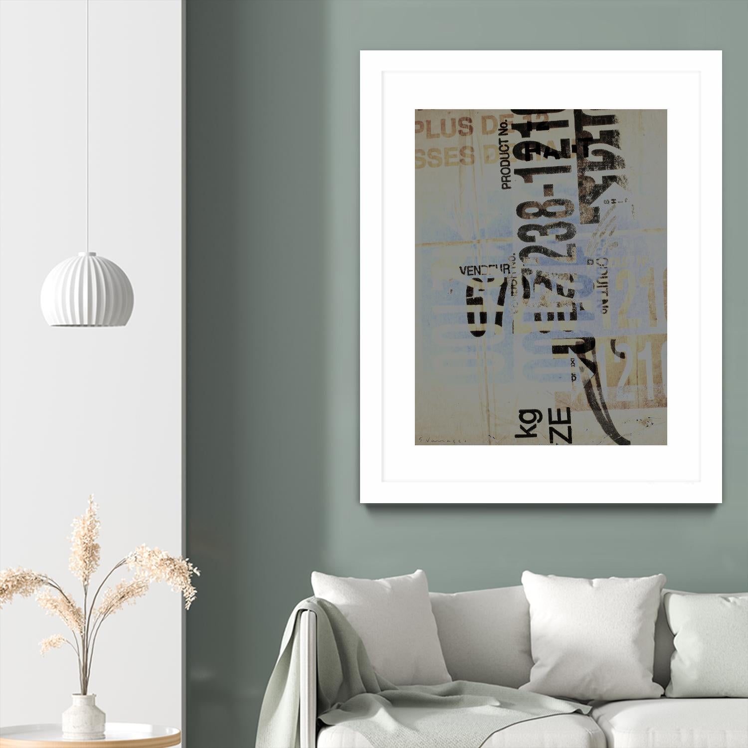 Greek to Me VIII by Enrico Varrasso on GIANT ART - black abstract