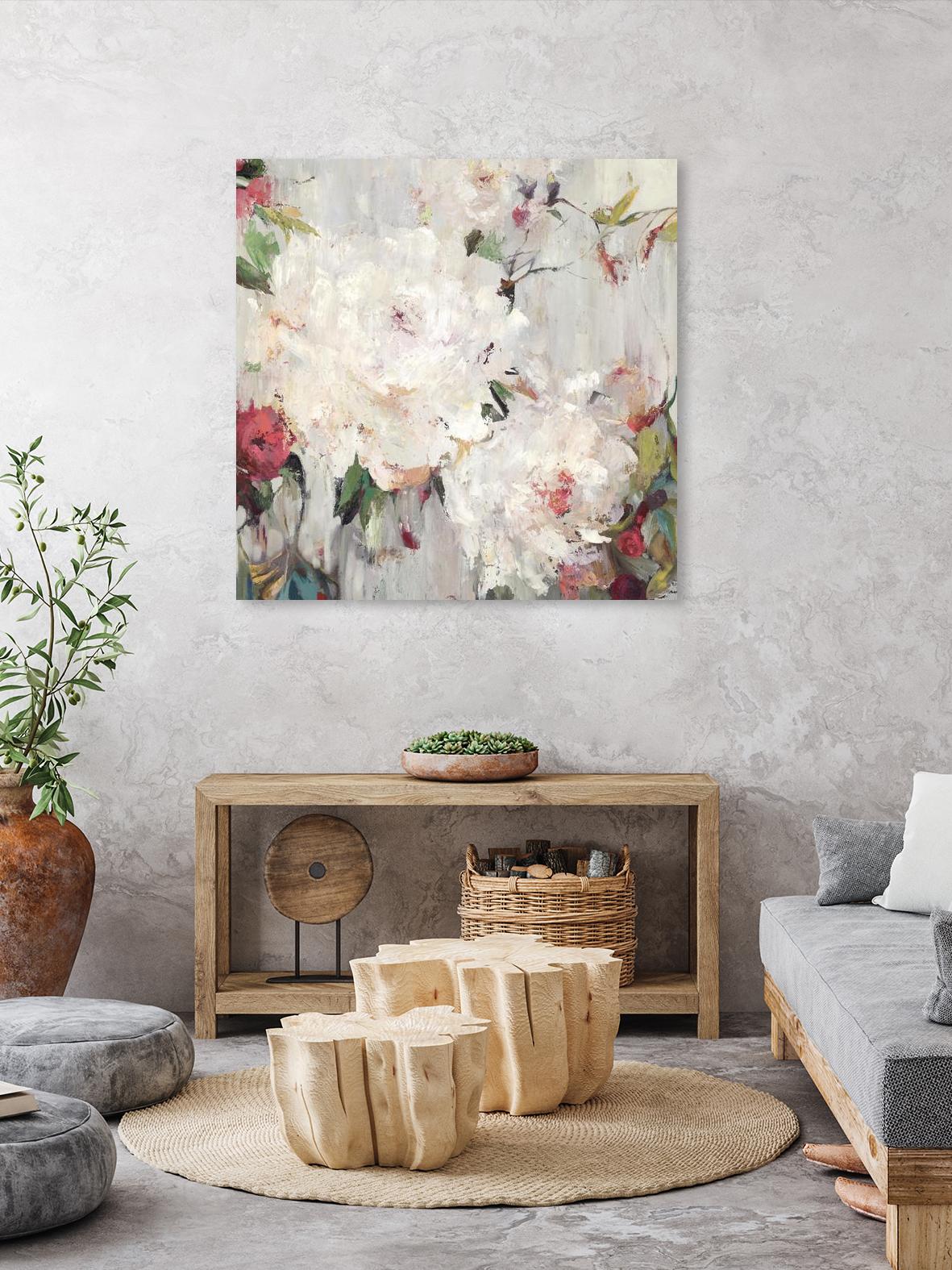 Big Bouquette III by Ella K on GIANT ART - red floral