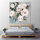 Pale Pink Bouquet I by Valeria Mravyan on GIANT ART - grey floral