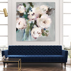 Pale Pink Bouquet I by Valeria Mravyan on GIANT ART - grey floral