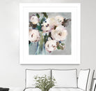 Pale Pink Bouquet I by Valeria Mravyan on GIANT ART - grey floral
