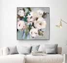 Pale Pink Bouquet I by Valeria Mravyan on GIANT ART - grey floral