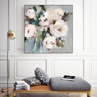 Pale Pink Bouquet I by Valeria Mravyan on GIANT ART - grey floral