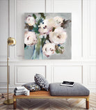 Pale Pink Bouquet I by Valeria Mravyan on GIANT ART - grey floral