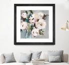 Pale Pink Bouquet I by Valeria Mravyan on GIANT ART - grey floral