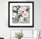 Pale Pink Bouquet I by Valeria Mravyan on GIANT ART - grey floral