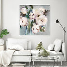 Pale Pink Bouquet I by Valeria Mravyan on GIANT ART - grey floral