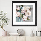 Pale Pink Bouquet I by Valeria Mravyan on GIANT ART - grey floral
