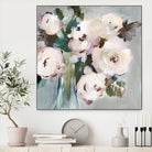 Pale Pink Bouquet I by Valeria Mravyan on GIANT ART - grey floral