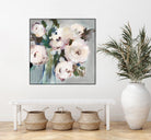 Pale Pink Bouquet I by Valeria Mravyan on GIANT ART - grey floral