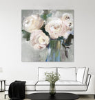 Pale Pink Bouquet II by Valeria Mravyan on GIANT ART - green floral