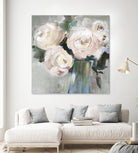 Pale Pink Bouquet II by Valeria Mravyan on GIANT ART - green floral