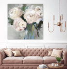 Pale Pink Bouquet II by Valeria Mravyan on GIANT ART - green floral