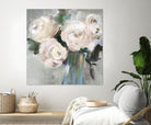 Pale Pink Bouquet II by Valeria Mravyan on GIANT ART - green floral
