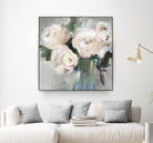 Pale Pink Bouquet II by Valeria Mravyan on GIANT ART - green floral
