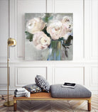 Pale Pink Bouquet II by Valeria Mravyan on GIANT ART - green floral