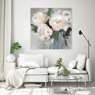 Pale Pink Bouquet II by Valeria Mravyan on GIANT ART - green floral