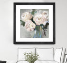 Pale Pink Bouquet II by Valeria Mravyan on GIANT ART - green floral