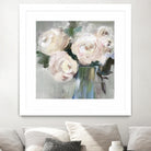 Pale Pink Bouquet II by Valeria Mravyan on GIANT ART - green floral