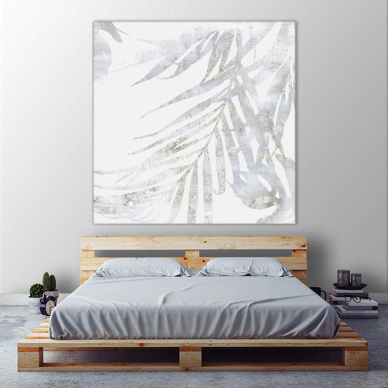 Faded Leaves II by Eva Watts on GIANT ART - grey botany