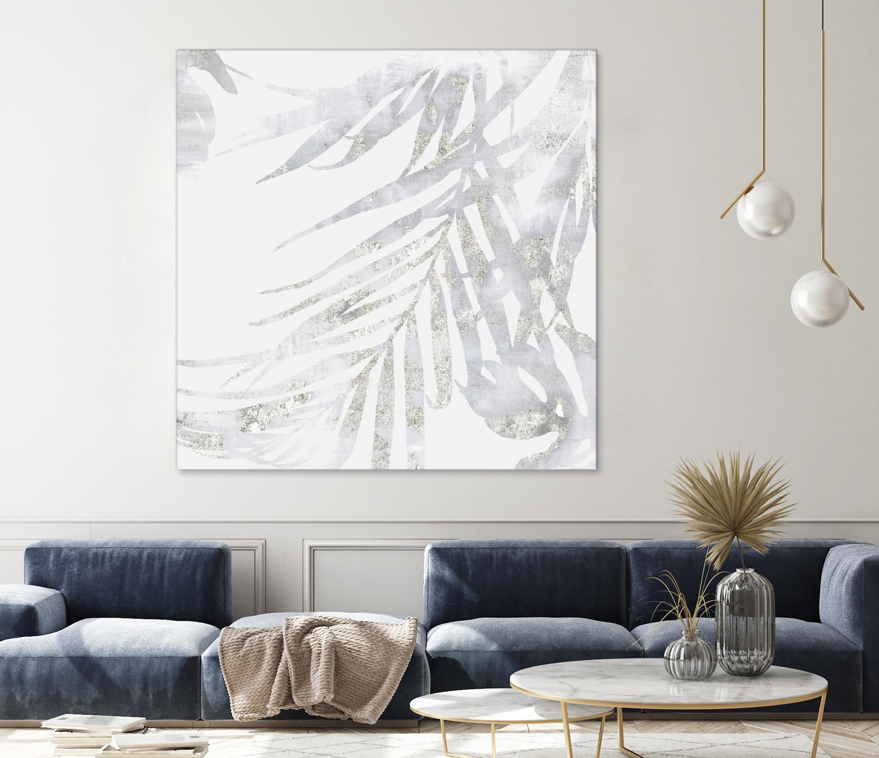 Faded Leaves II by Eva Watts on GIANT ART - grey botany