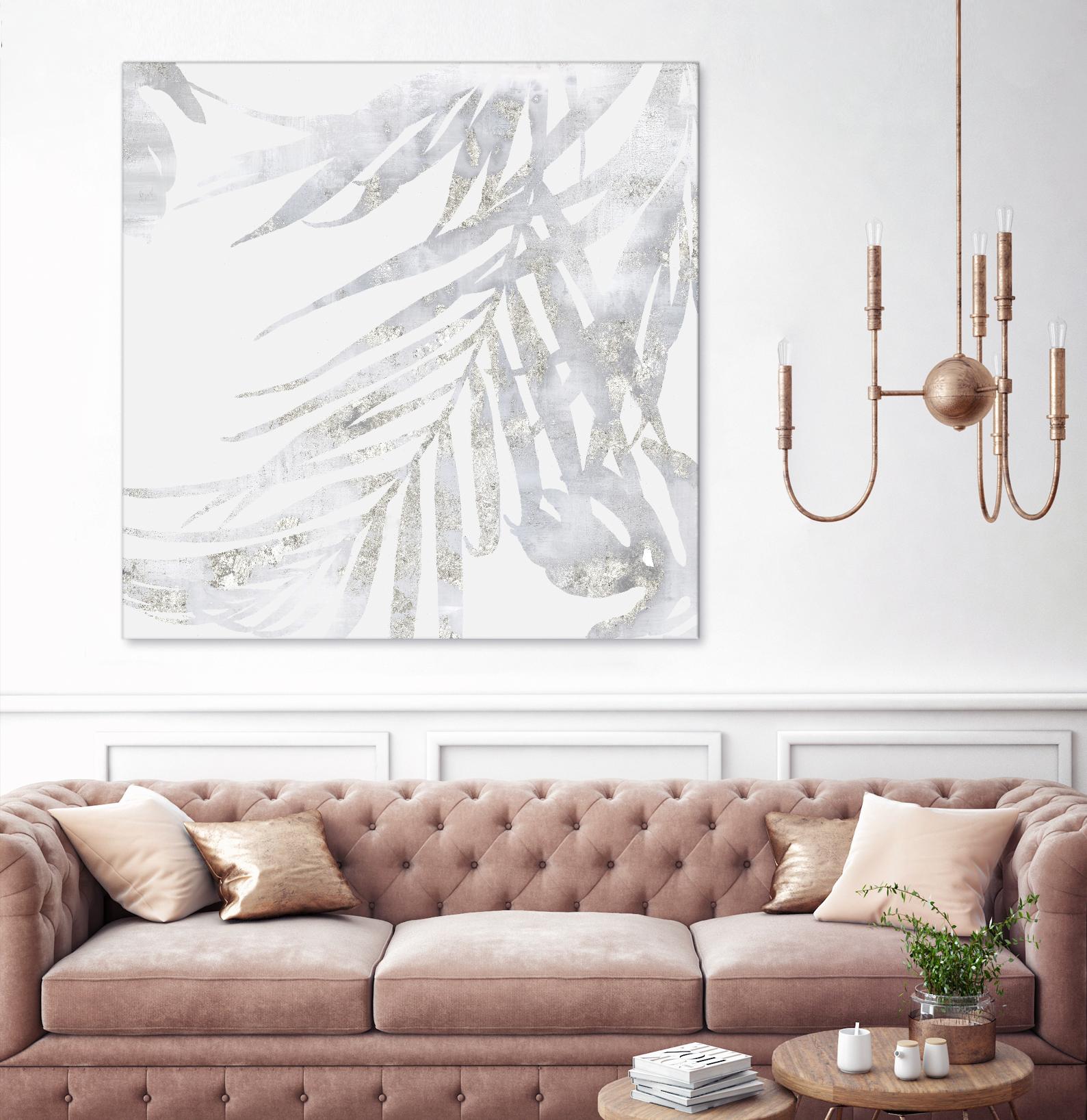 Faded Leaves II by Eva Watts on GIANT ART - grey botany