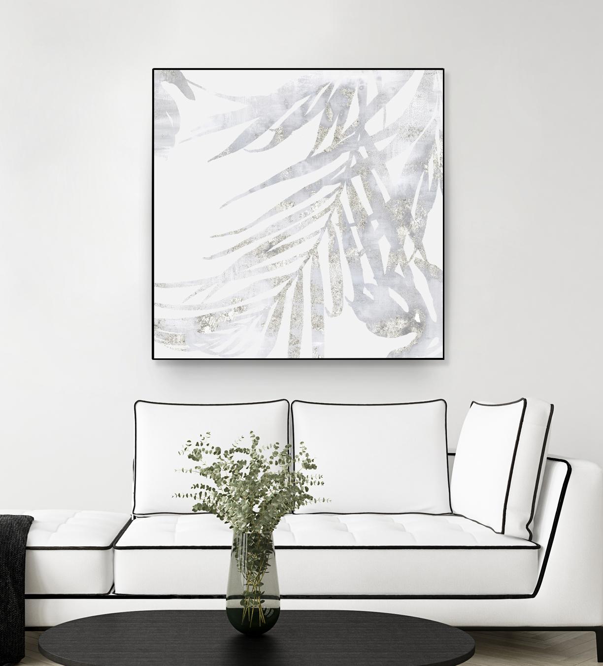 Faded Leaves II by Eva Watts on GIANT ART - grey botany
