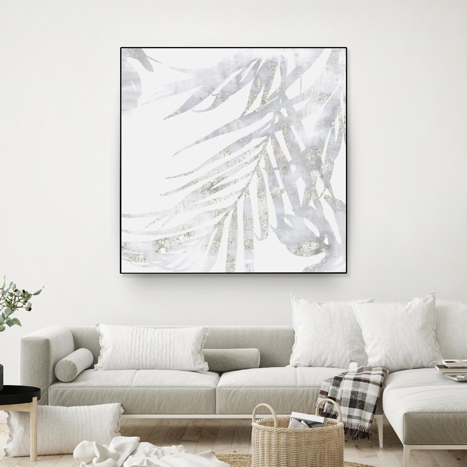 Faded Leaves II by Eva Watts on GIANT ART - grey botany