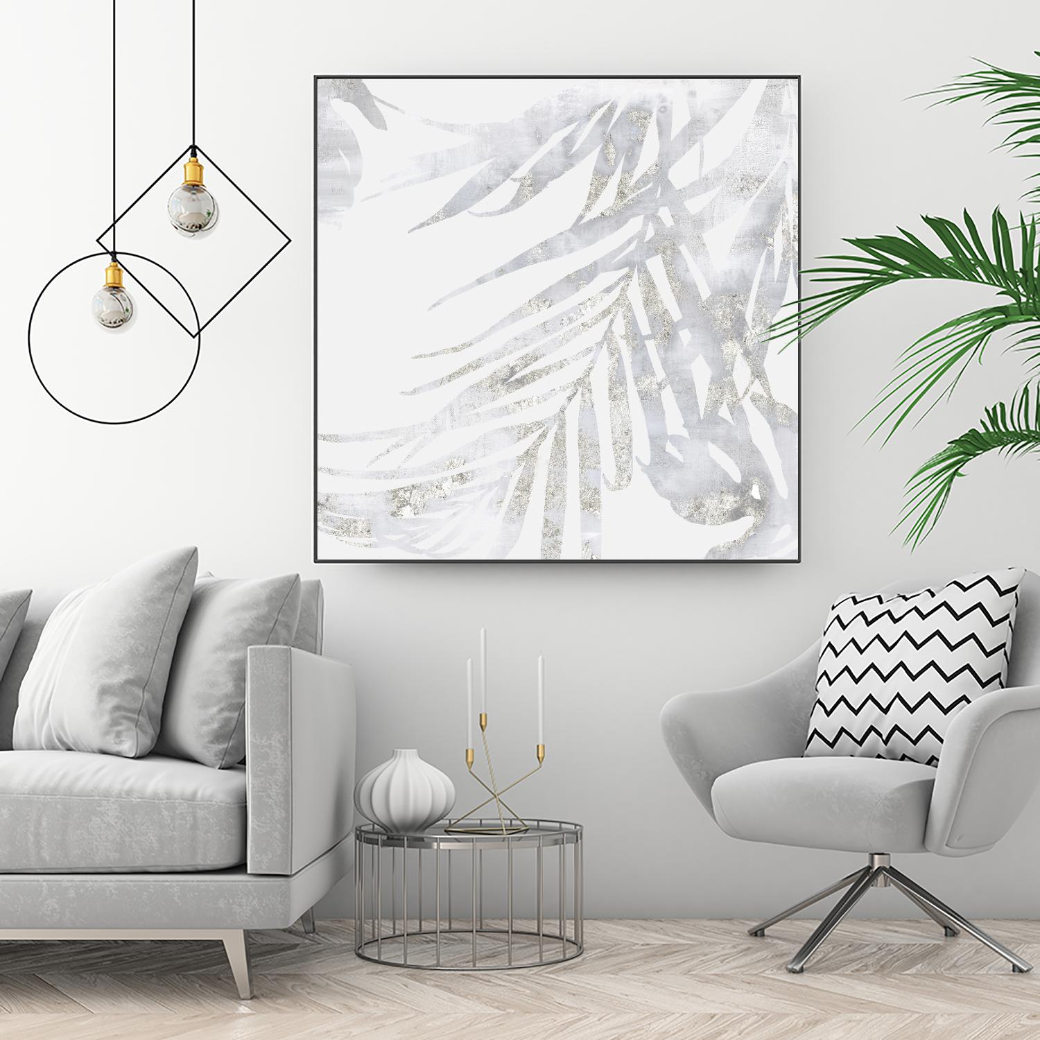 Faded Leaves II by Eva Watts on GIANT ART - grey botany