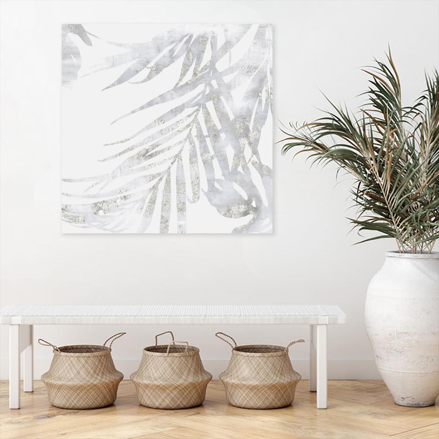 Faded Leaves II by Eva Watts on GIANT ART - grey botany