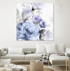 Light Floral I by Eva Watts on GIANT ART - purple floral