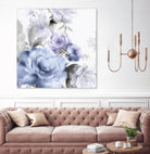 Light Floral I by Eva Watts on GIANT ART - purple floral