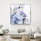 Light Floral I by Eva Watts on GIANT ART - purple floral