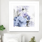 Light Floral I by Eva Watts on GIANT ART - purple floral